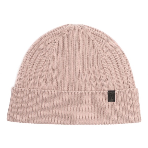 All Saints Accessories - New ALLSAINTS Rib Mix Beanie in Blush color